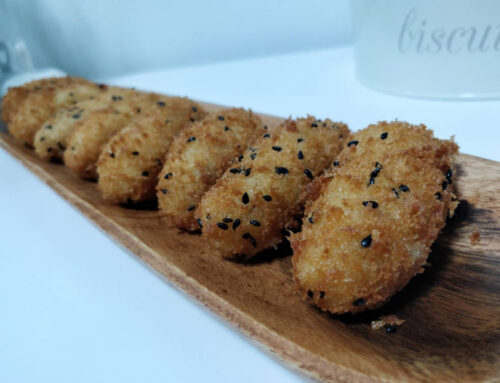 Croquetas de perdiz roja en escabeche